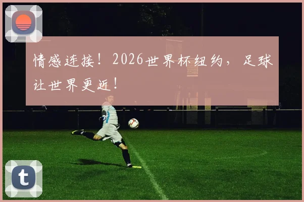 情感连接!2026世界杯纽约,足球让世界更近!