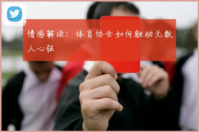情感解读：体育协会如何触动无数人心弦